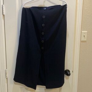 Xl black anthropology skirt